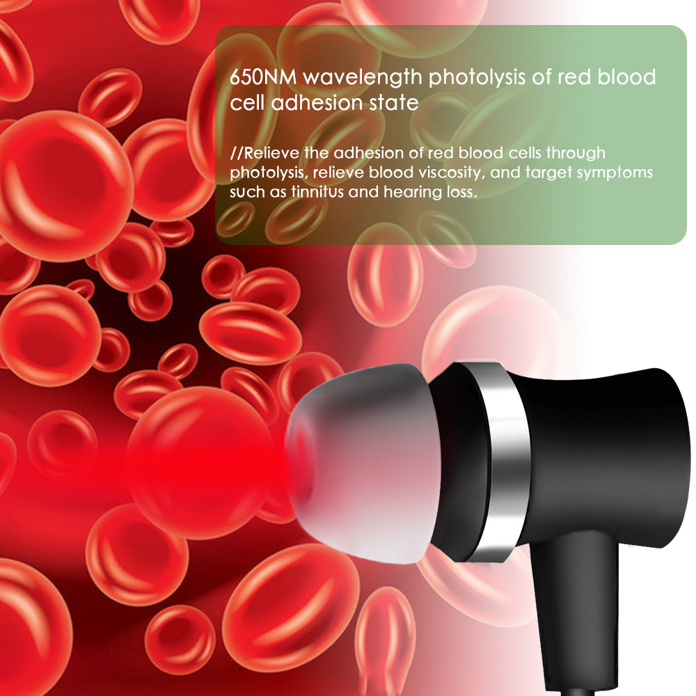 NeuroHear™ Red Light Earbuds – Natural Hearing Support – Solvire