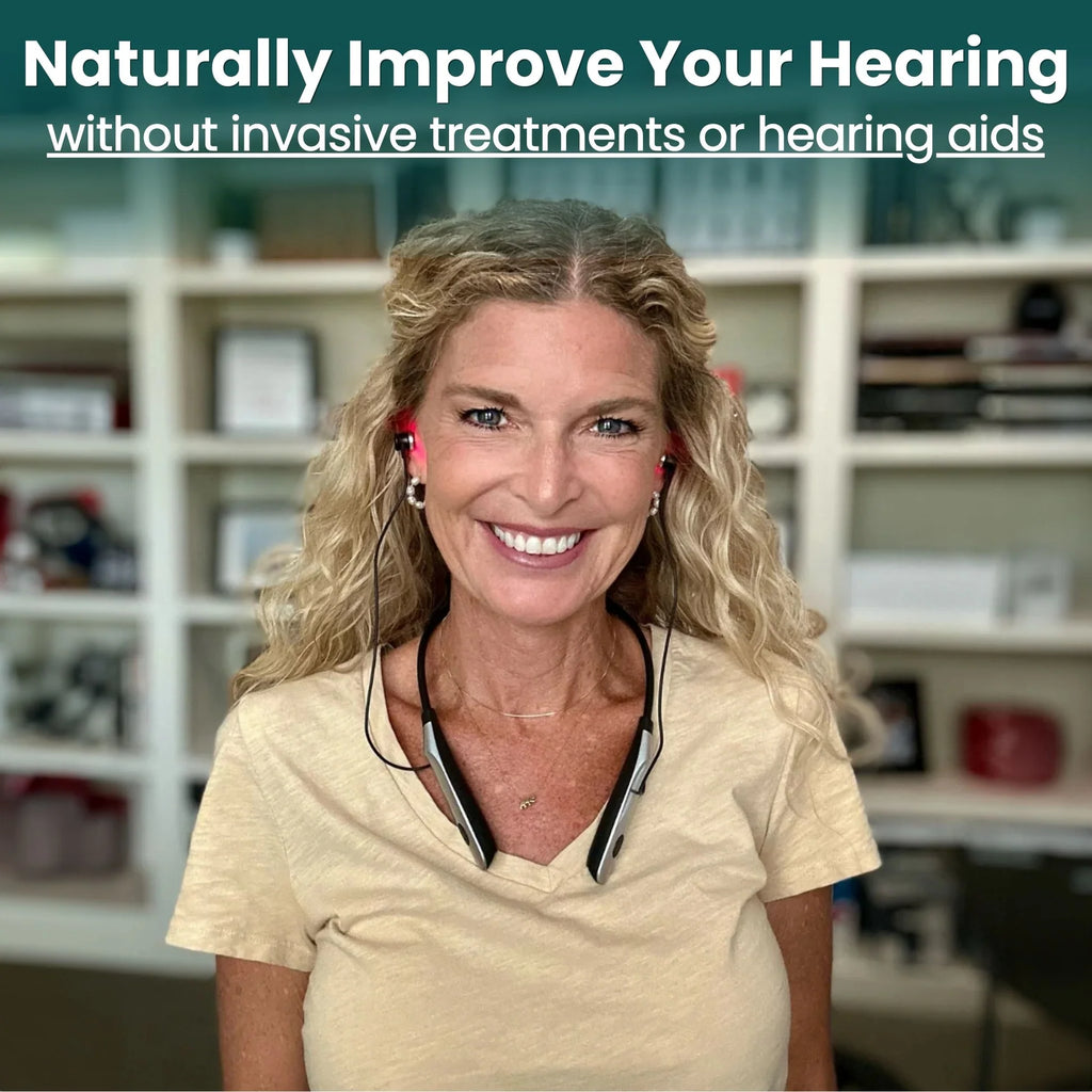 NeuroHear™ – Red Light Therapy Earbuds for Age-Related Hearing Loss