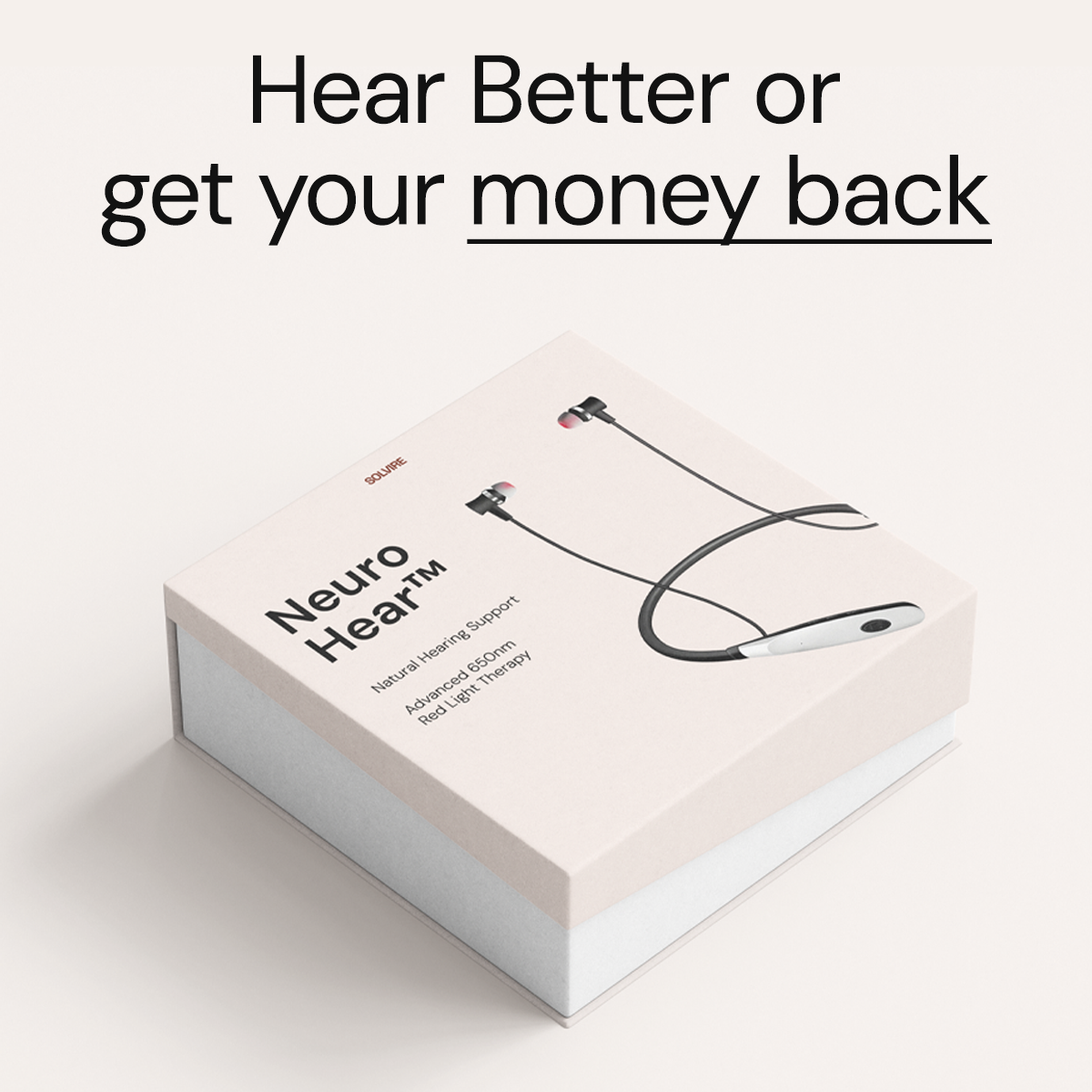 NeuroHear™ – Red Light Therapy Earbuds for Age-Related Hearing Loss