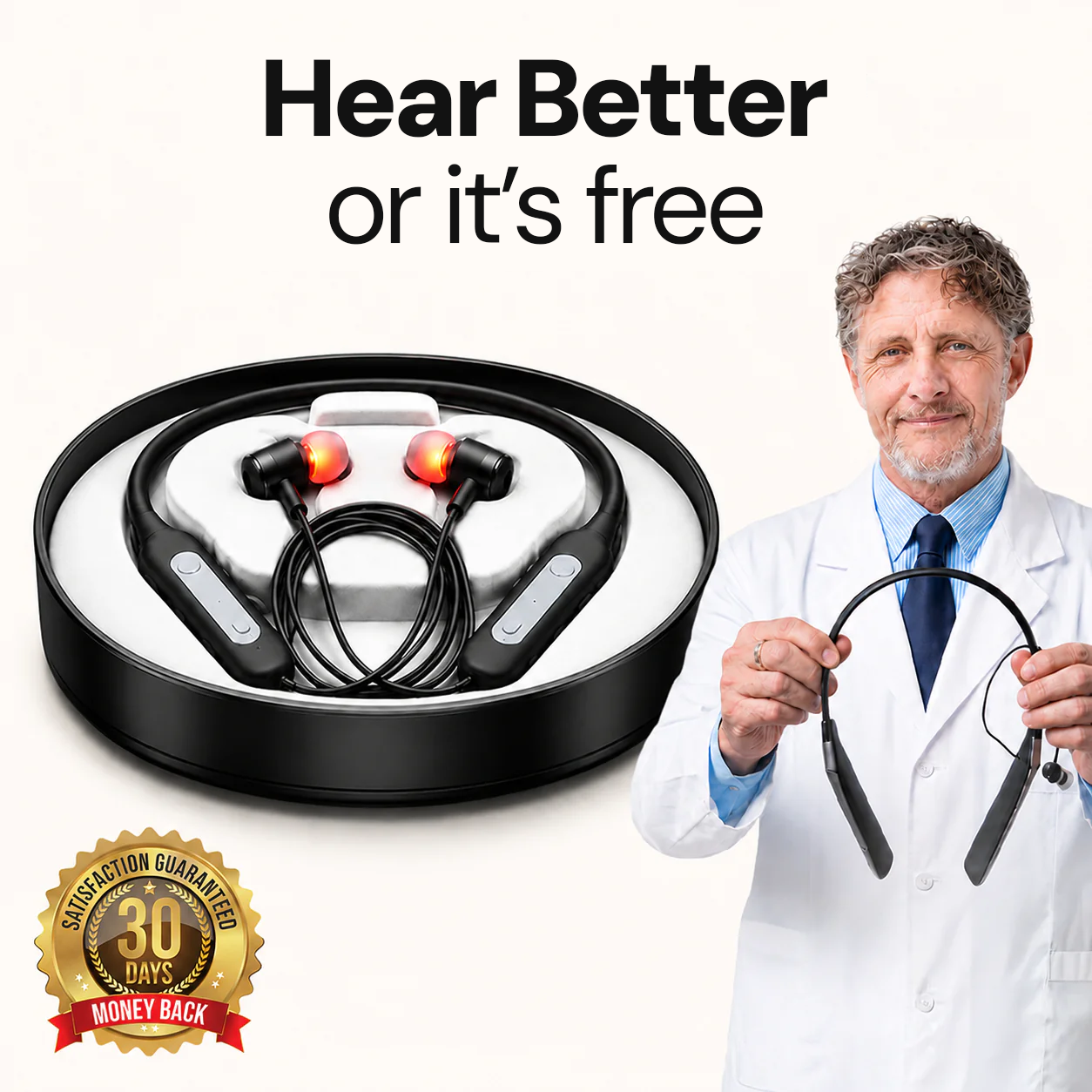 NeuroHear™ – Red Light Therapy Earbuds for Age-Related Hearing Loss