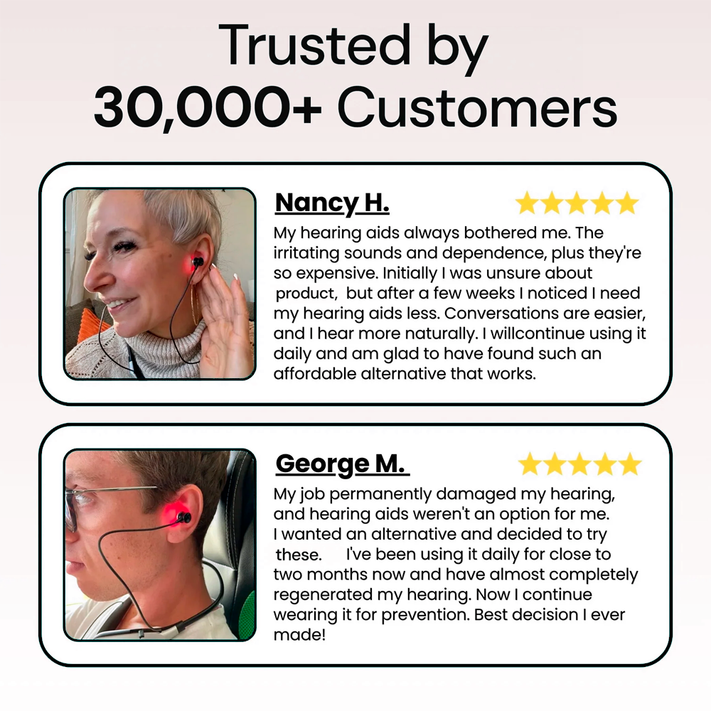NeuroHear™ – Red Light Therapy Earbuds for Age-Related Hearing Loss