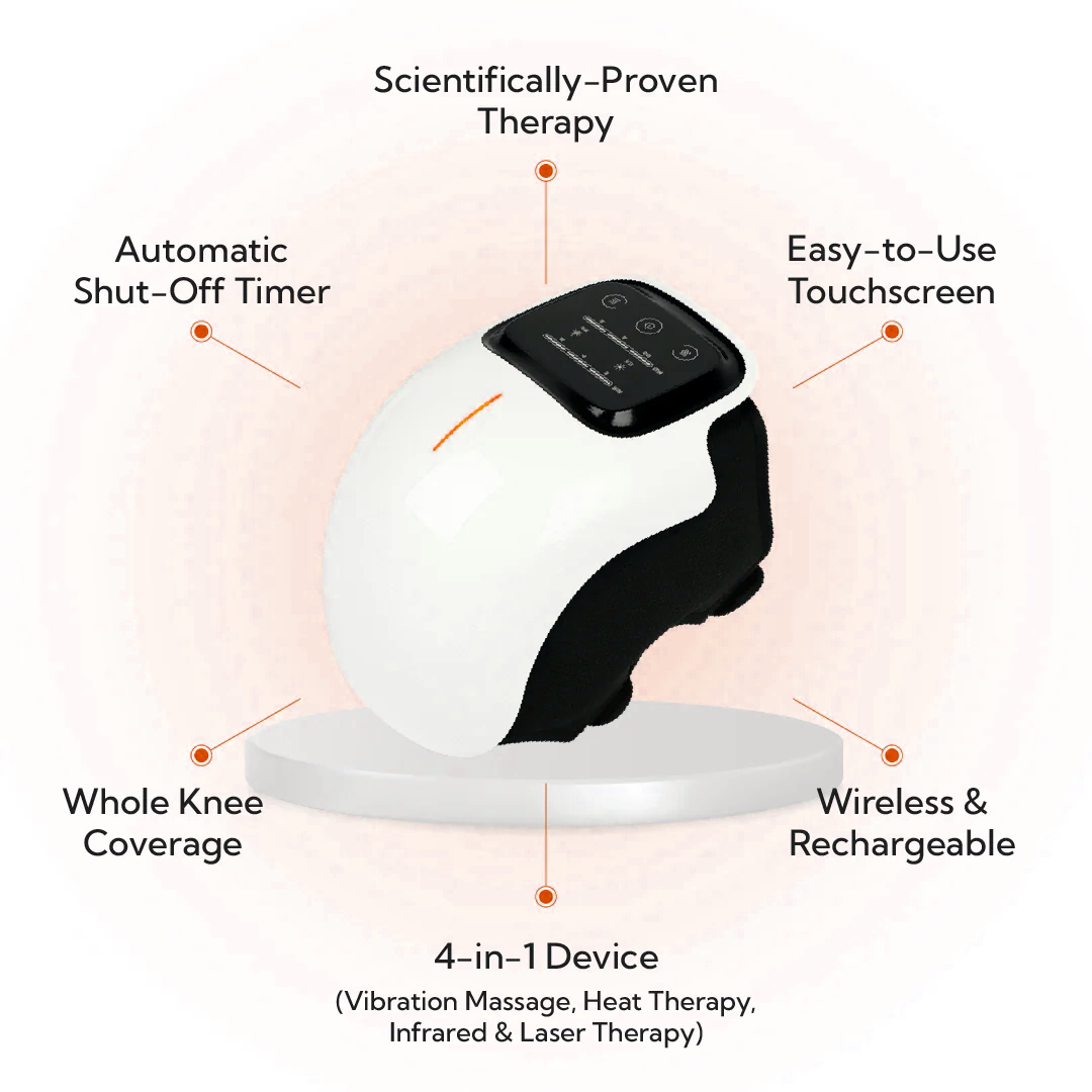 KneeMassager 2.0™ – Red Light Therapy Relief for Aging Joints